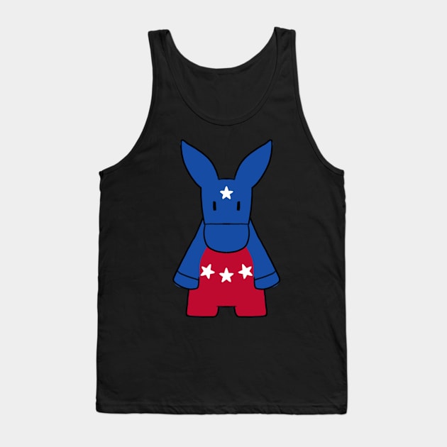 Democratic Donkey Tank Top by COOLKJS0